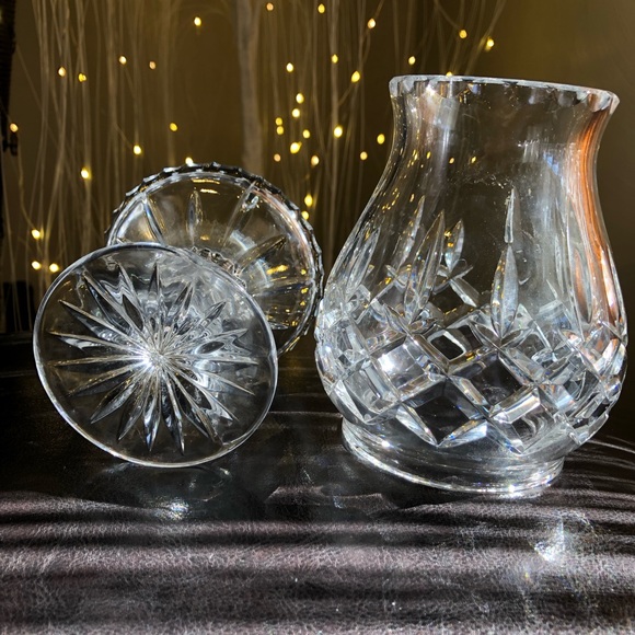 Gorham Crystal King Edward Hurricane Lamp - Picture 3 of 3